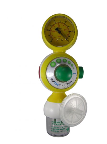 Vacuum Regulator RVTM3 - 25kPa c/w 100ml Safety Jar