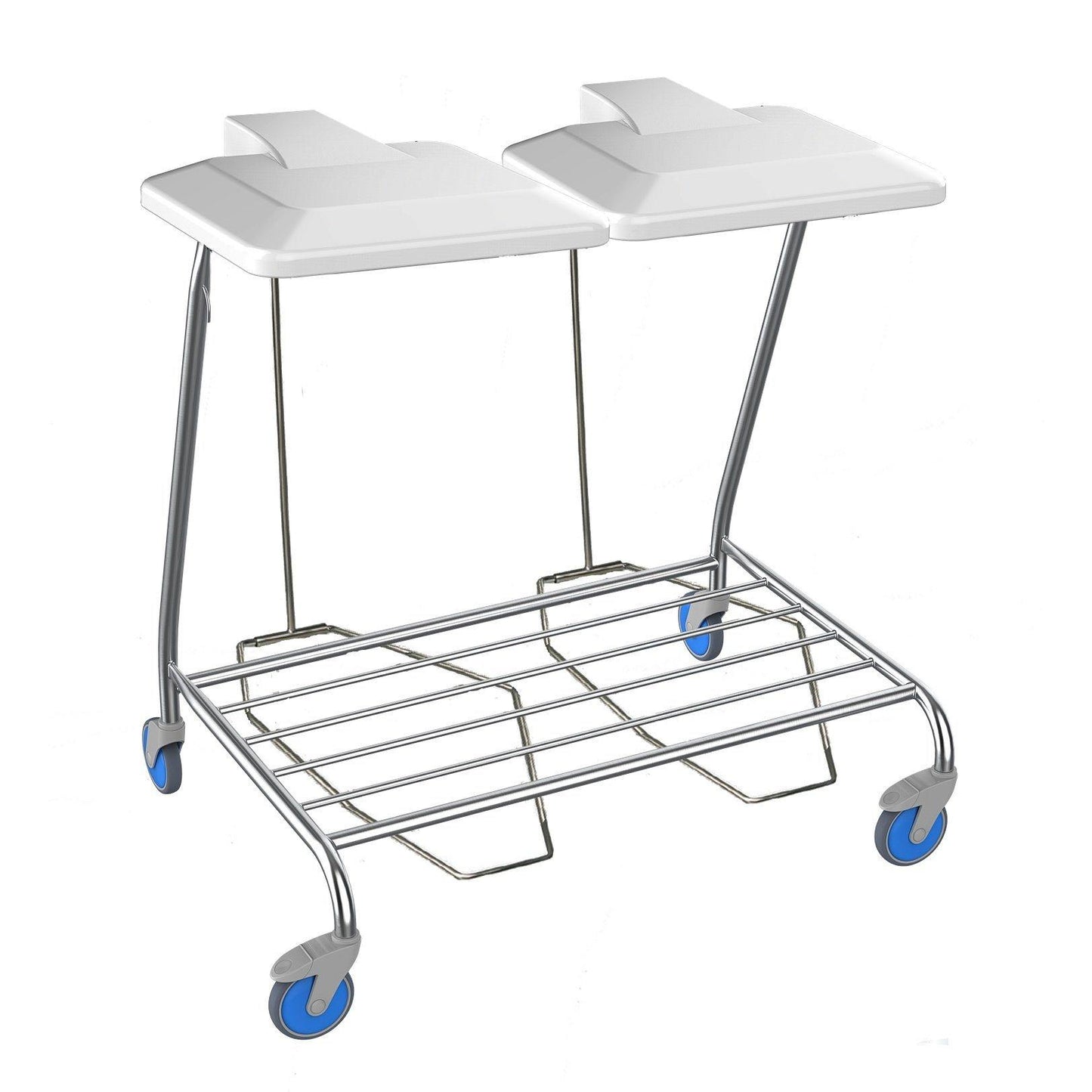 Nimble Linen Skip With Foot Operated Lid