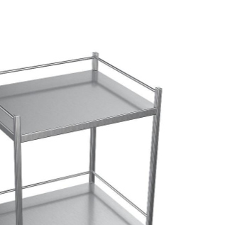 Nimble Instrument Trolley 600x490x970mm with Rails