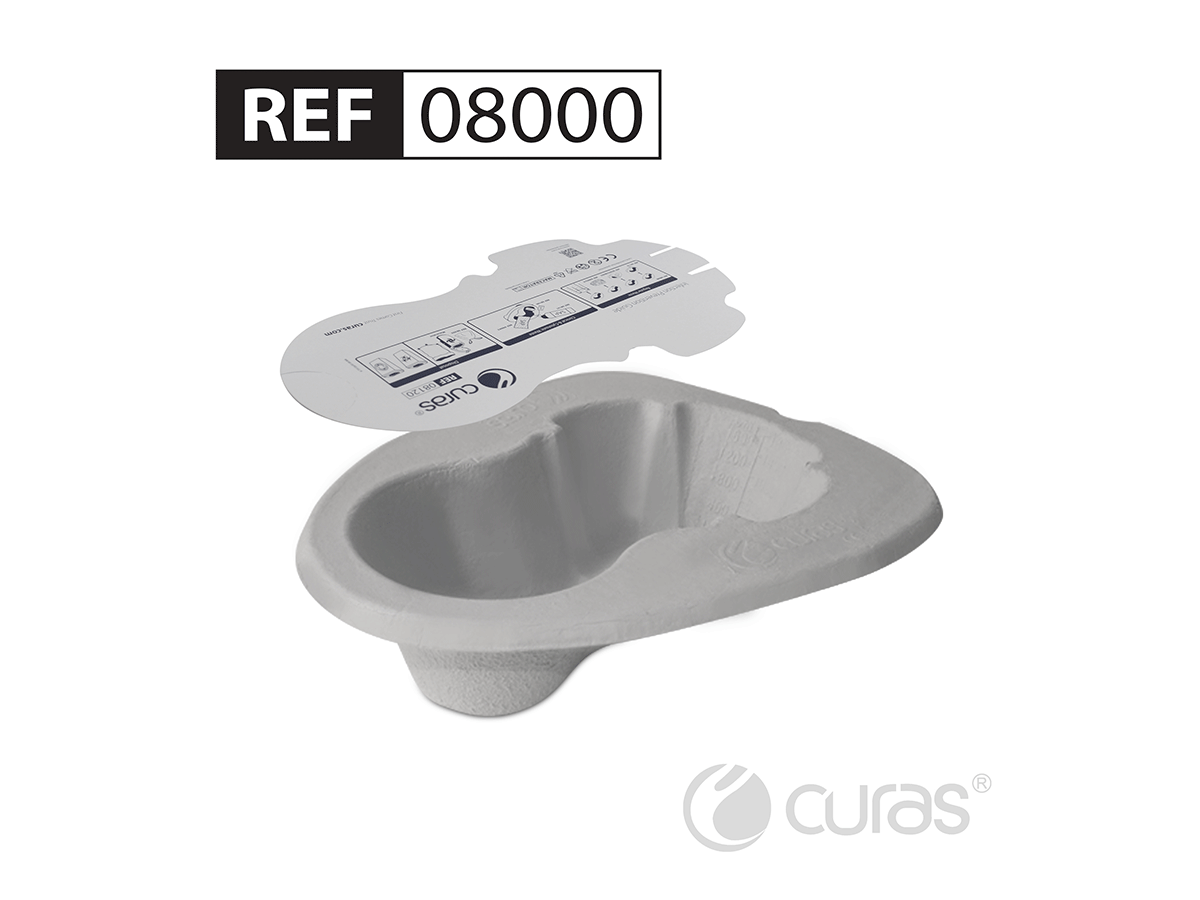 Disposable Bedpan Liner with lid 2L WardPak HospEquip