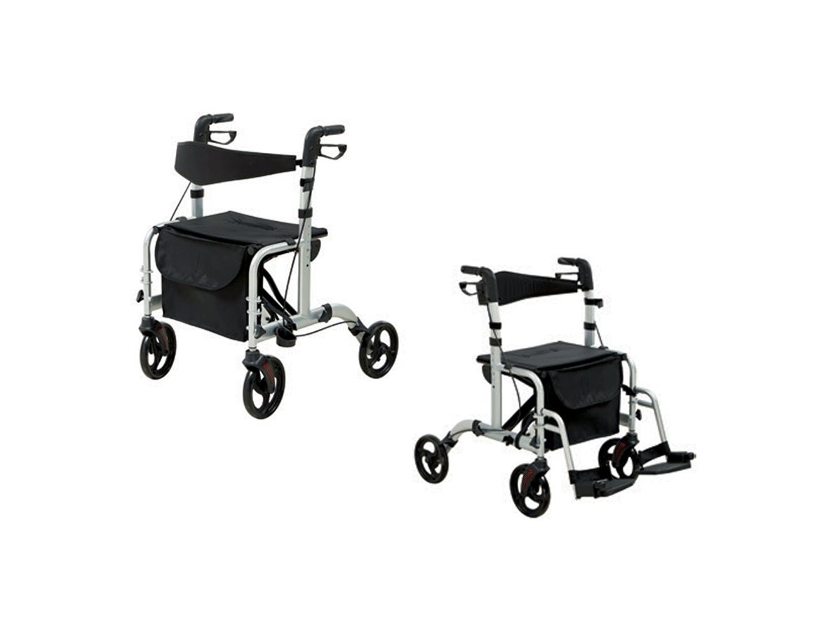 How To Assemble A Rollator Wheelchair (2 In 1), 50 OFF