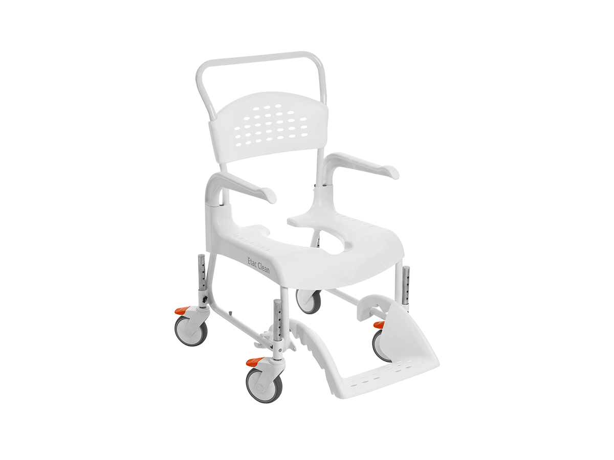 ETAC Clean Shower Commode Height Adjustable HospEquip