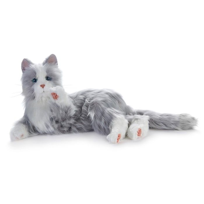 Interactive Companion Pet Silver Mits Cat