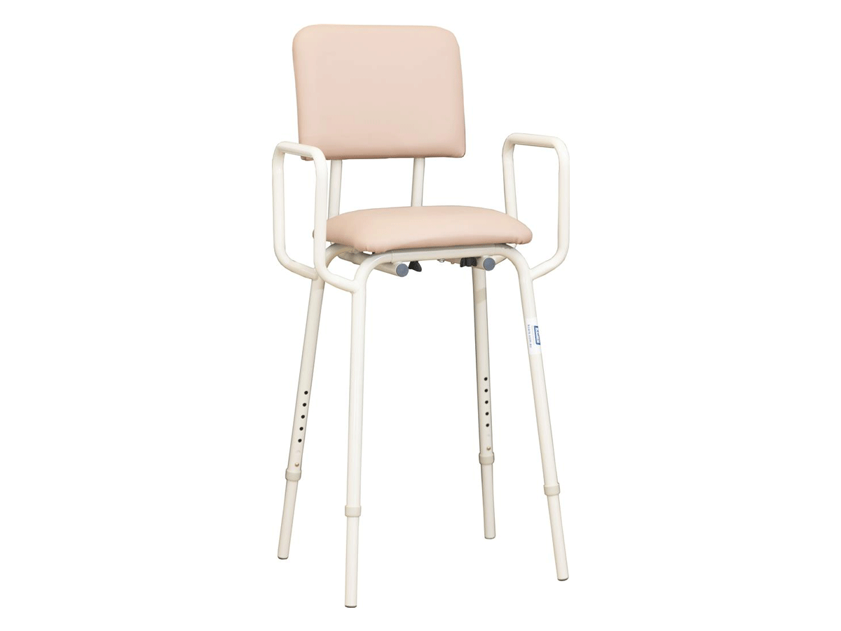 Kitchen Stool with Arms