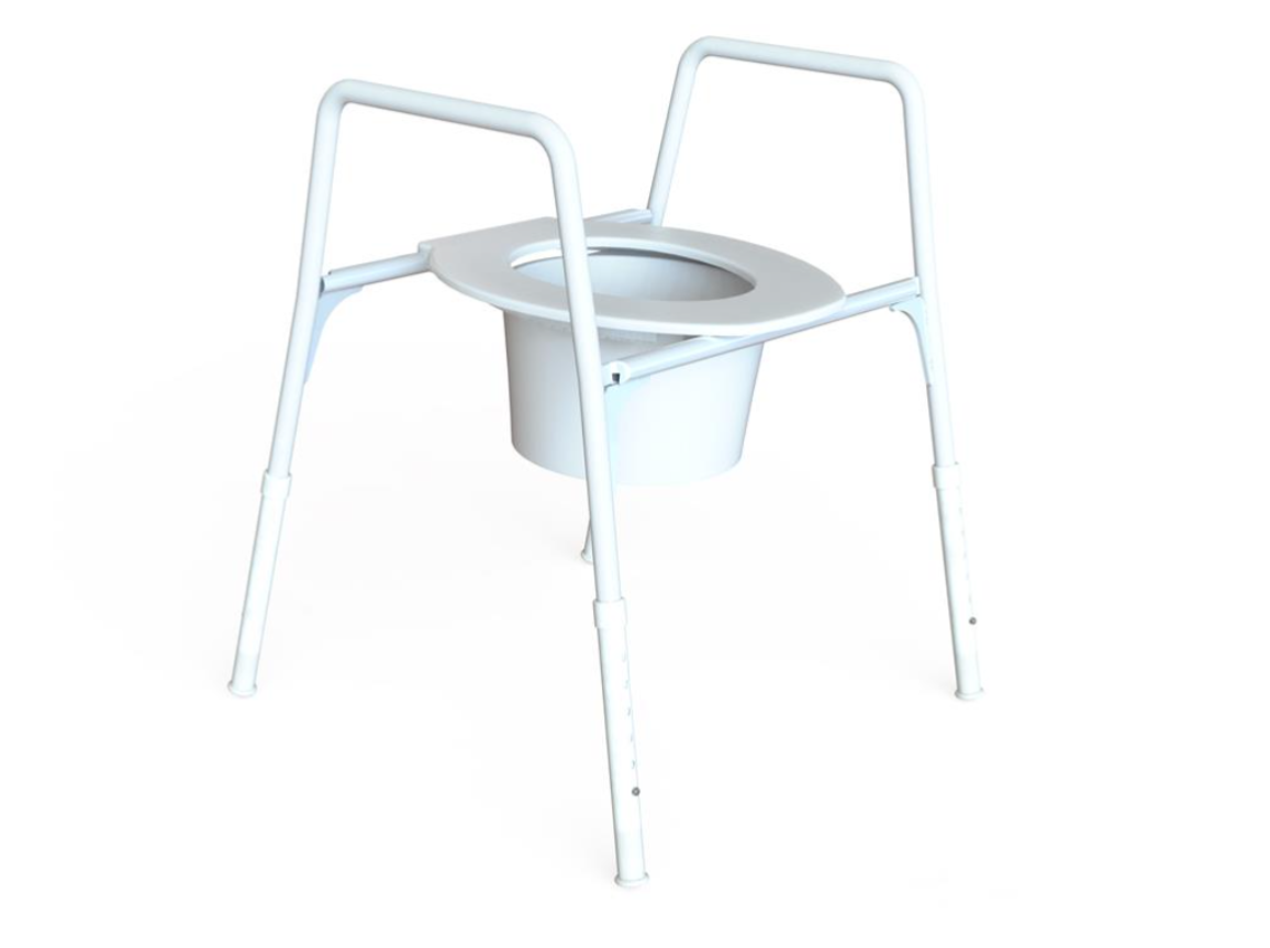 Toilet Seat Raiser - Over Toilet Frame