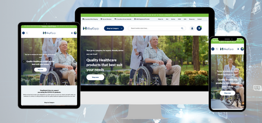 HospEquip new website launch - shop medical equipment