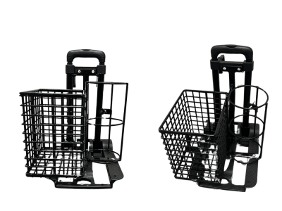 C Size Oxygen Cylinder Trolley with Bed Hooks & Basket