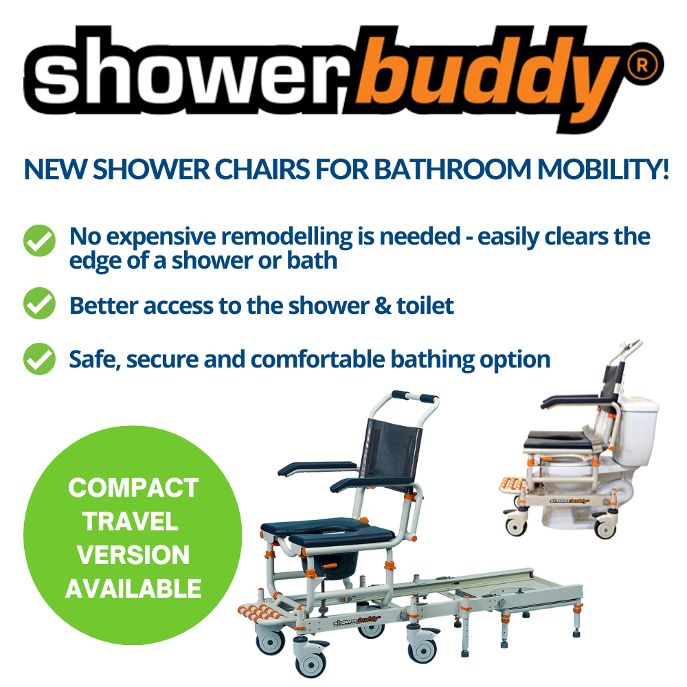 ShowerBuddy Shower Commodes & Bathroom Mobility Solutions