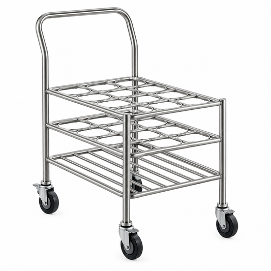 Oxygen Cylinder Trolley C Size - 12 Positions