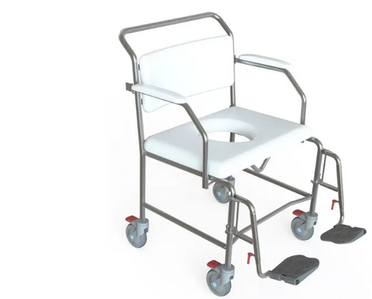 Shower Commode Maxi Bariatric Attendant Propelled KA114S65