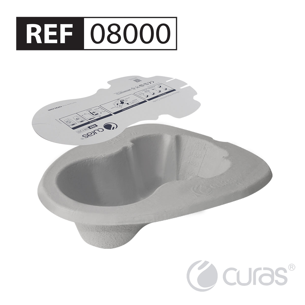 Disposable Bedpan Liner with lid 2L