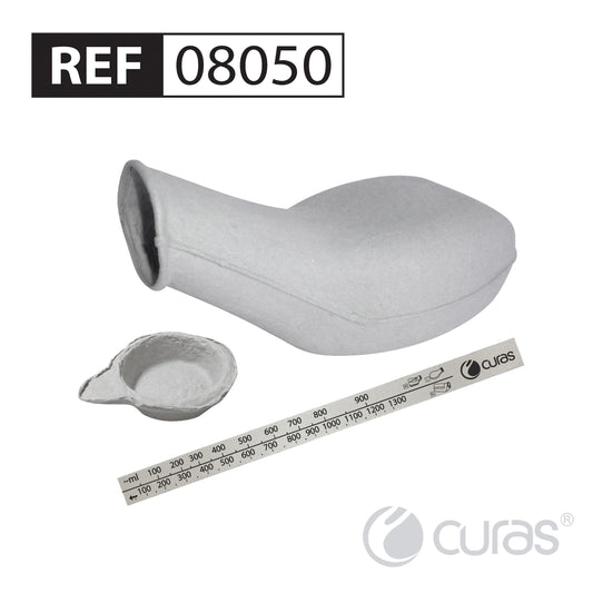 Disposable Urine Bottle Round 1L with Lid