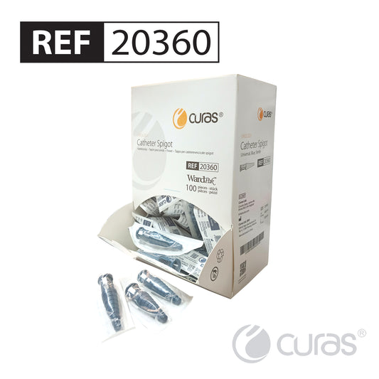 Catheter Spigot Universal Blue Sterile