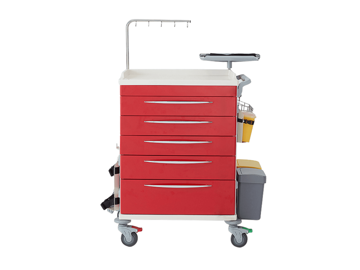 Emergency Trolley - Red Cart