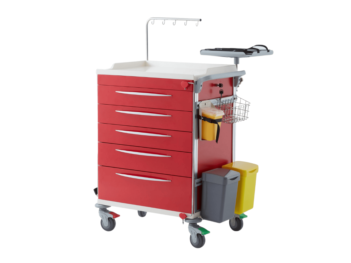 Emergency Trolley - Red Cart