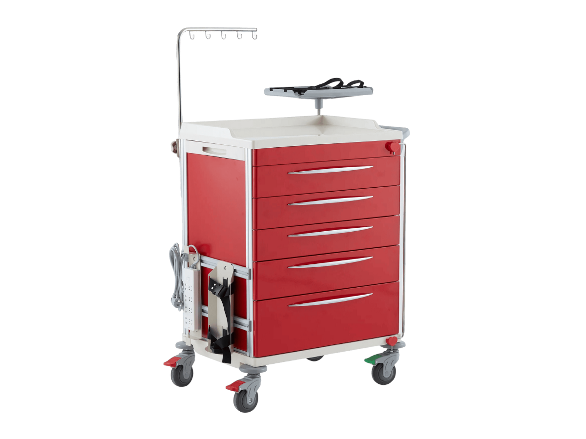 Emergency Trolley - Red Cart