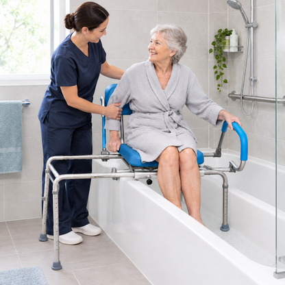 Bath Transfer Bench & Rotating Seat