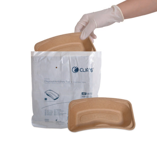 Curas Disposable Kidney Tray 700ml Carton 450