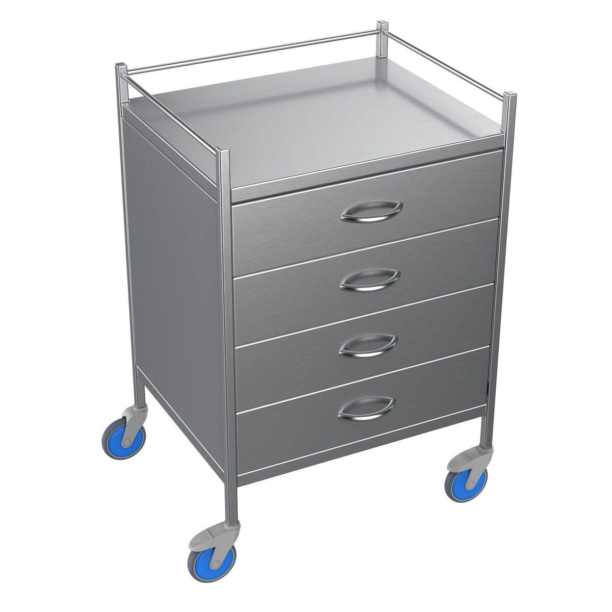 Nimble Instrument Trolley 600x490x970mm 4 Drawer