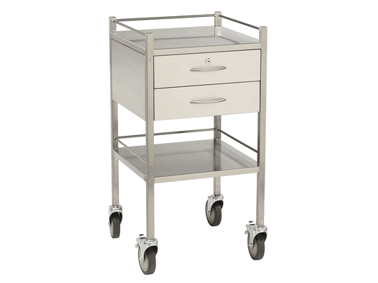 Stainless Steel Trolley 2 draw