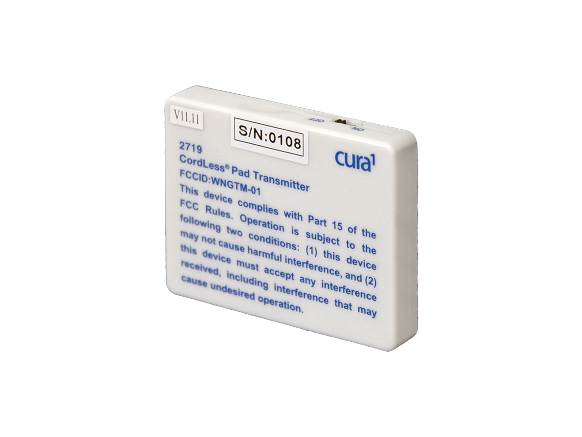 Cura1 Cordless Pad Transmitter 2719