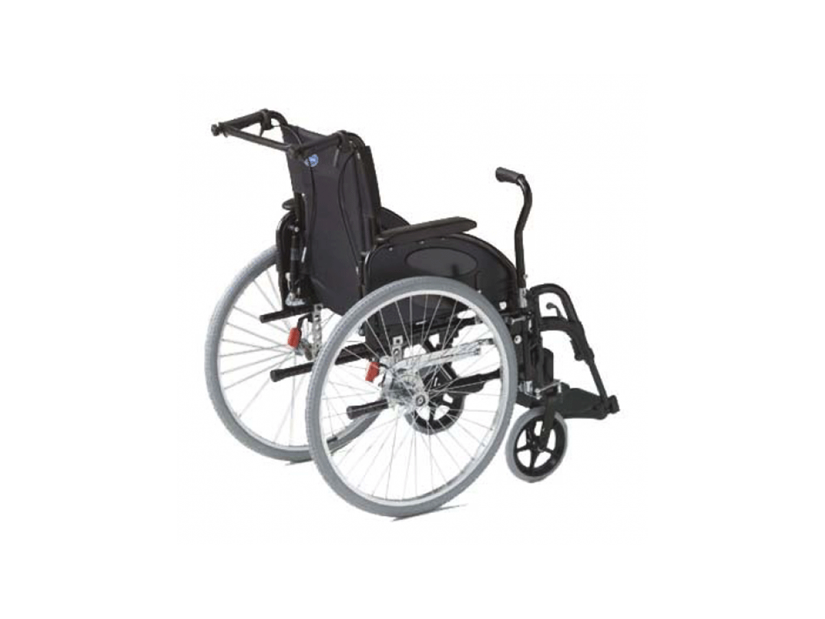 Action 3NG Lever Drive Wheelchair rear View