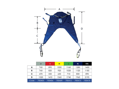 Lift Assist Universal Padded Head Support Sling