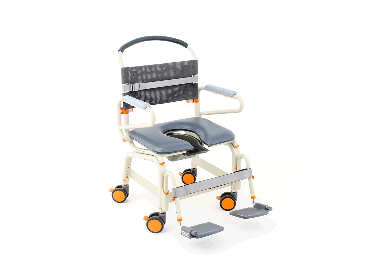 ShowerBuddy Roll-In Mobile Shower Commode