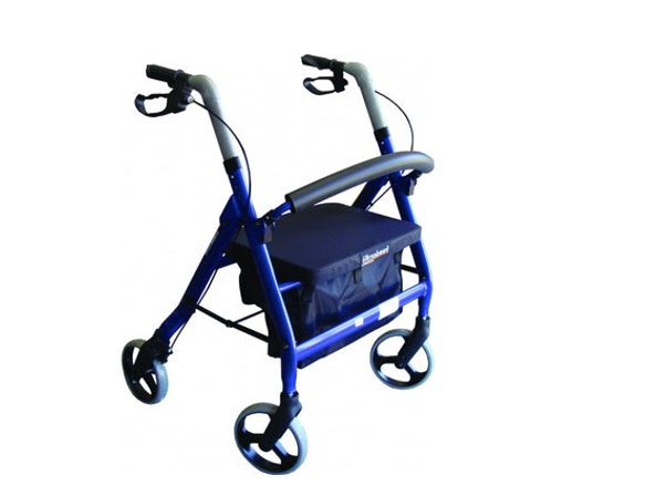 Genesis 3 Rollator / Walker Extra Wide Blue