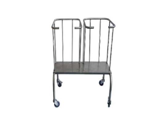 Double OHS Soiled Linen Trolley