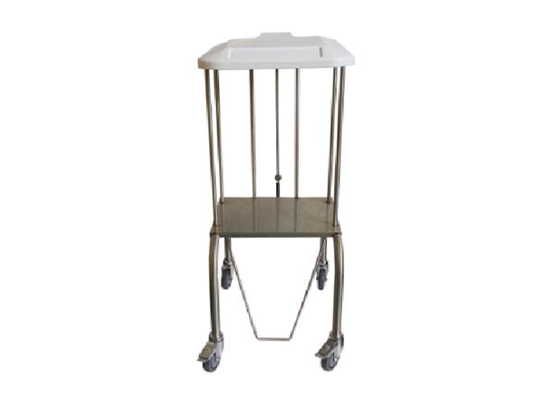Single OHS Soiled Linen Trolley with Lid