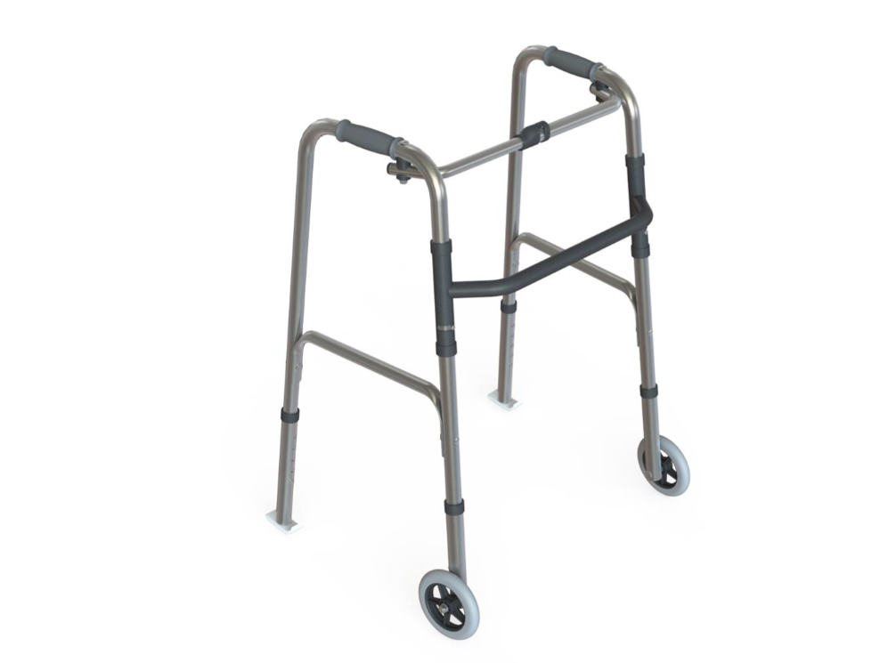 Walking Frame Foldable with Front Wheels
