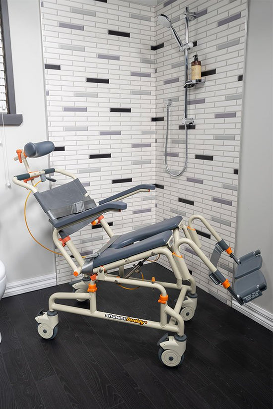 ShowerBuddy Rollin Tilt Shower Commode HospEquip