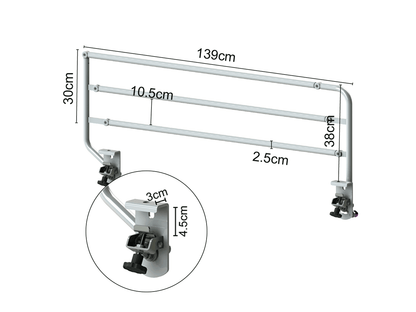 3/4 Bed Rail for CareTek Beds